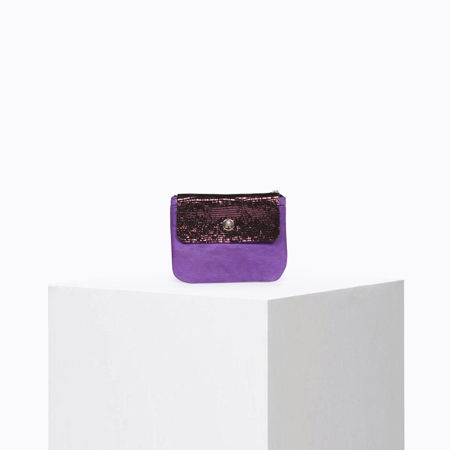 Les Sacs Craie Studio  | Portefeuille Finance Digitale Violet