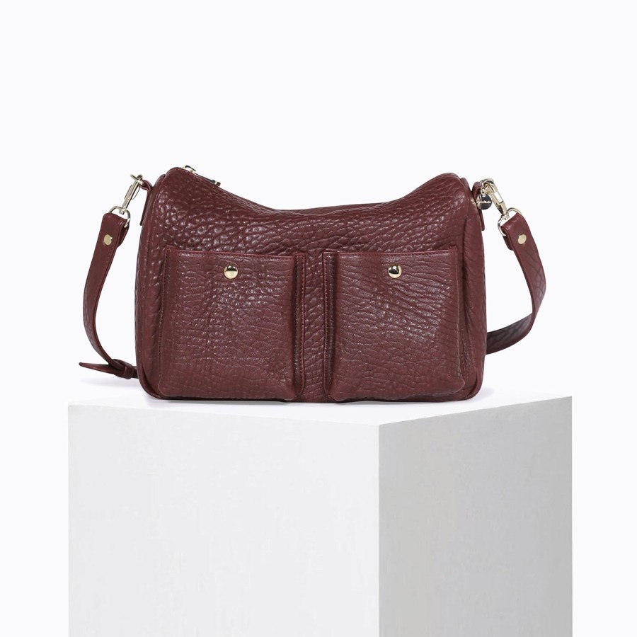 Les Sacs Craie Studio  | Sac Systeme Bubble Brandy Bordeaux