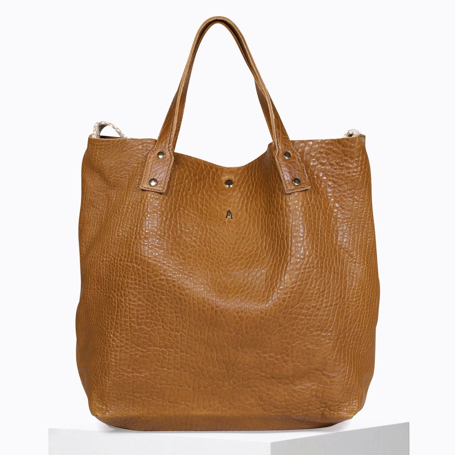 Les Sacs Craie Studio  | Cabas Ruban Bubble Land Camel