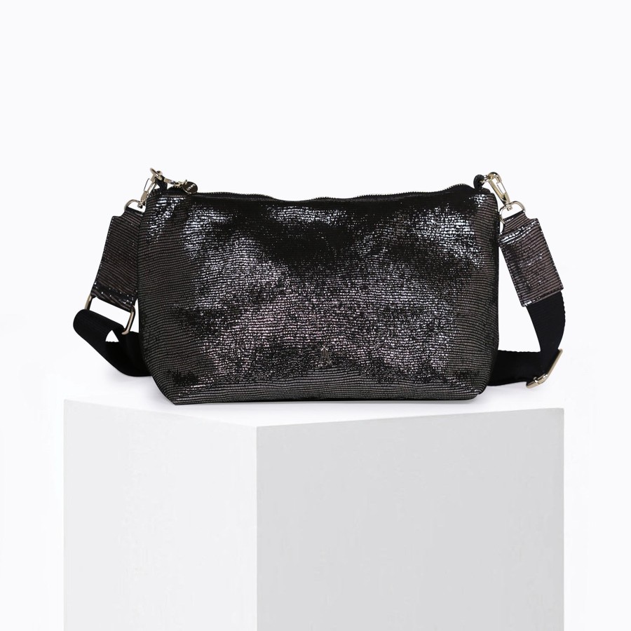 Les Sacs Craie Studio  | Sac Mallow Plomb Argent