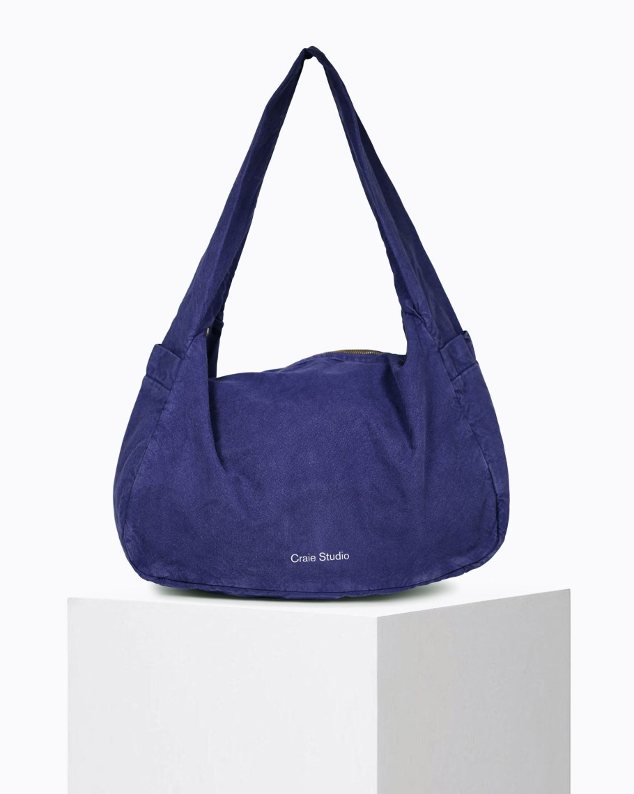 Sacs Craie Studio  | Petit Sac Hobo Navy Bleu